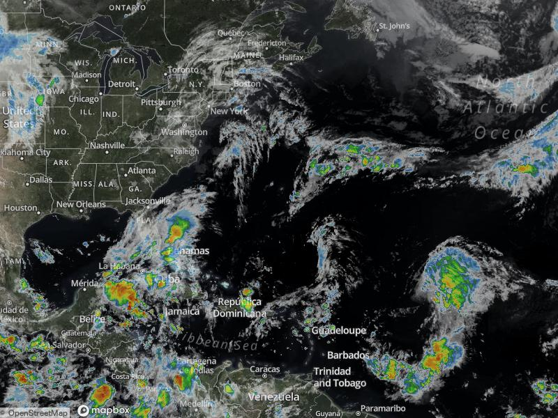 Atlantic Infrared Satellite