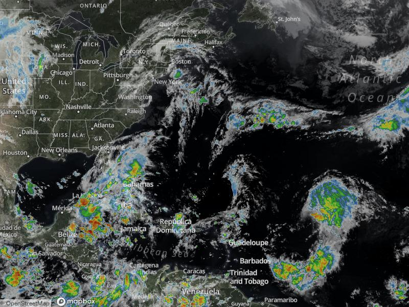 Atlantic Infrared Satellite