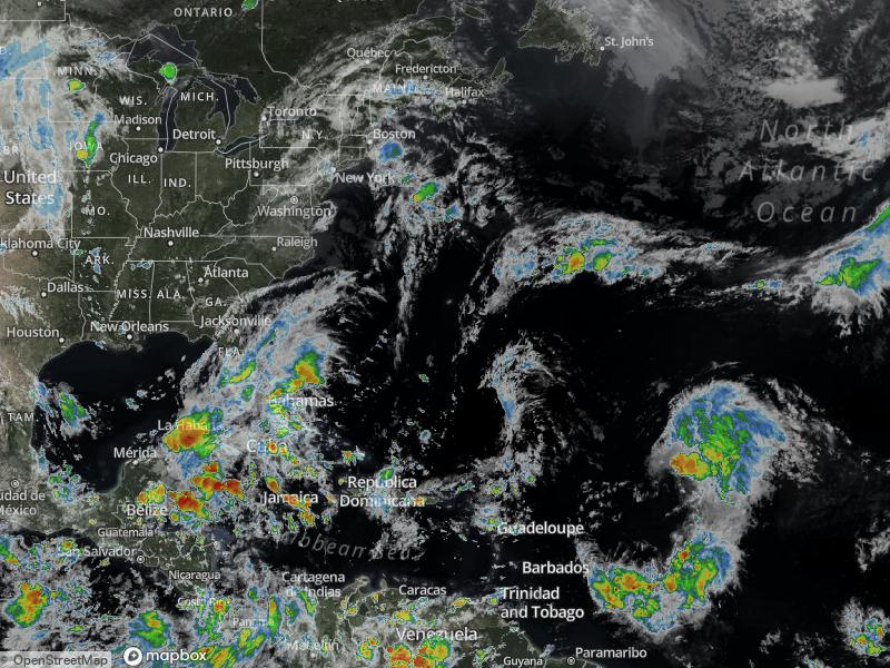 Atlantic Infrared Satellite