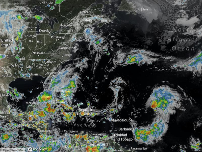 Atlantic Infrared Satellite