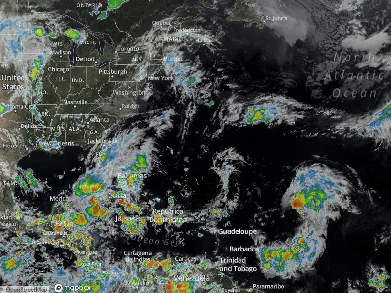 Atlantic Infrared Satellite