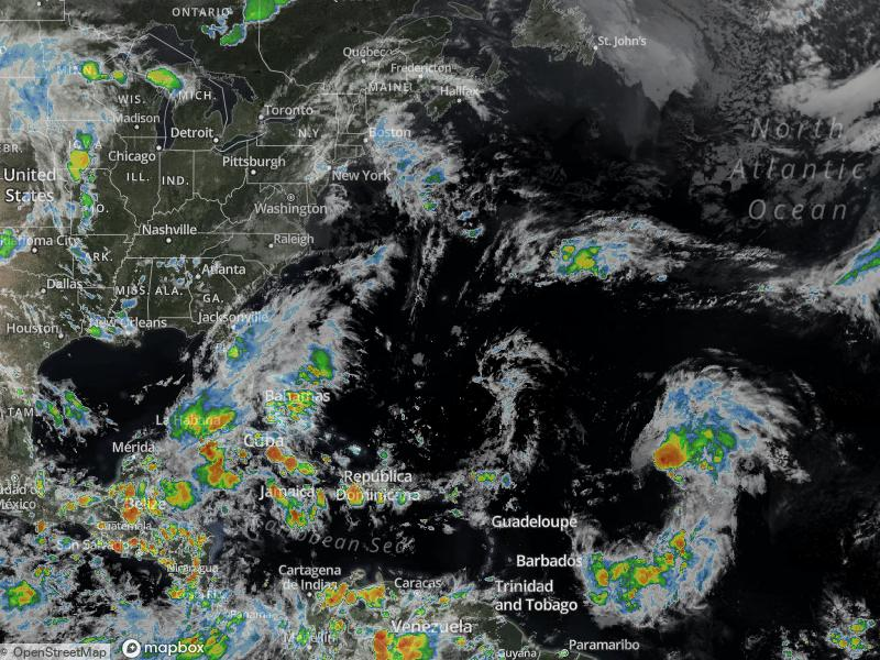 Atlantic Infrared Satellite