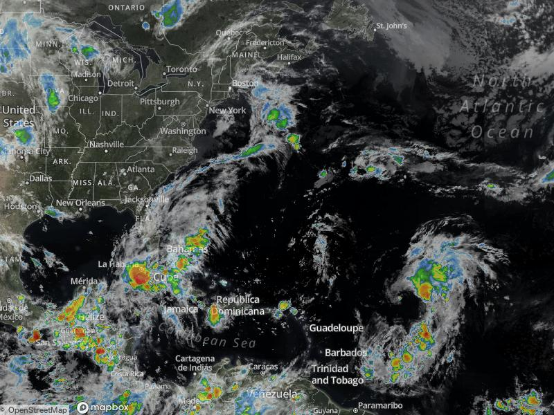 Atlantic Infrared Satellite
