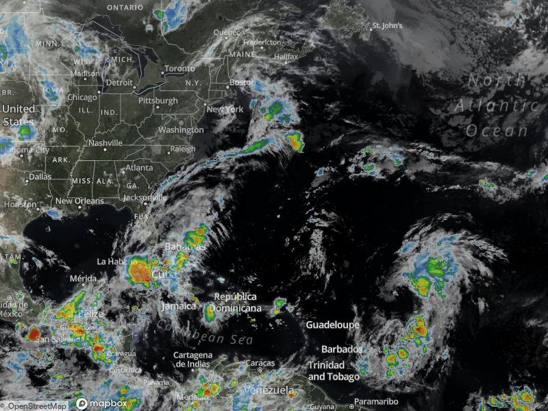 Atlantic Infrared Satellite