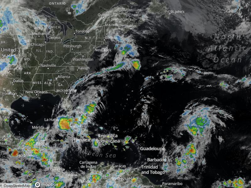 Atlantic Infrared Satellite