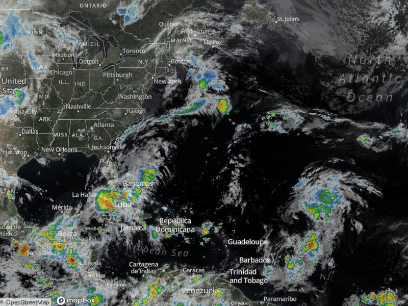 Atlantic Infrared Satellite