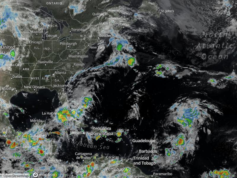 Atlantic Infrared Satellite