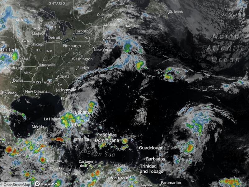 Atlantic Infrared Satellite