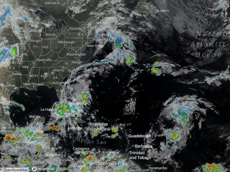 Atlantic Infrared Satellite