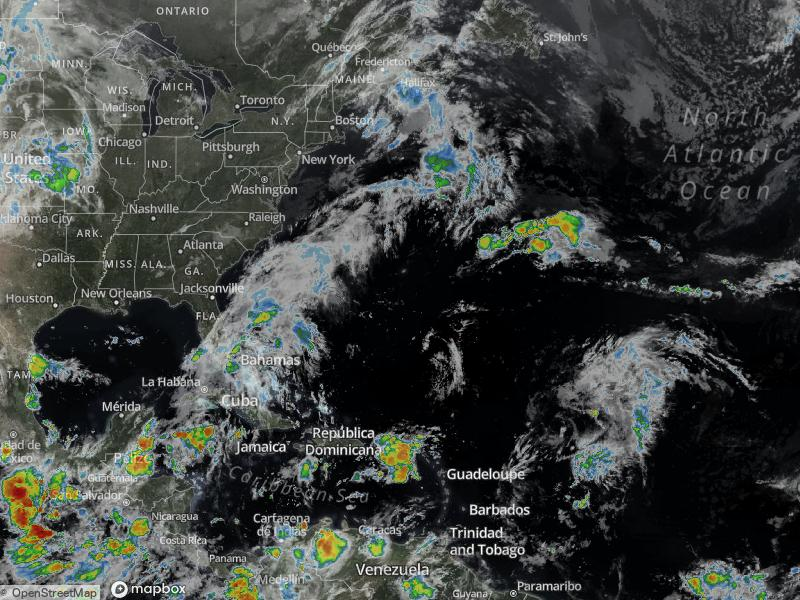 Atlantic Infrared Satellite
