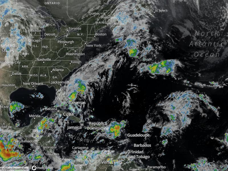 Atlantic Infrared Satellite