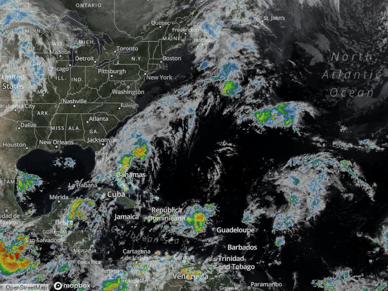 Atlantic Infrared Satellite