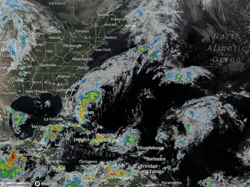 Atlantic Infrared Satellite
