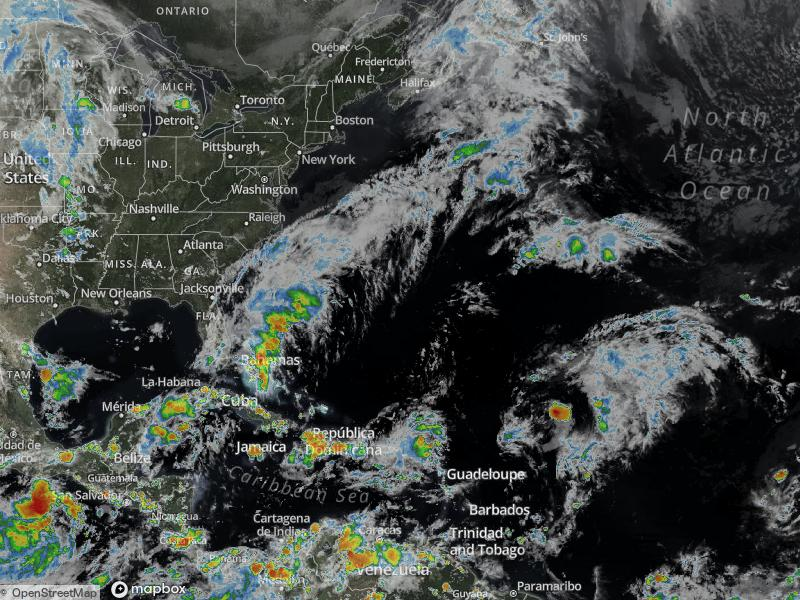 Atlantic Infrared Satellite