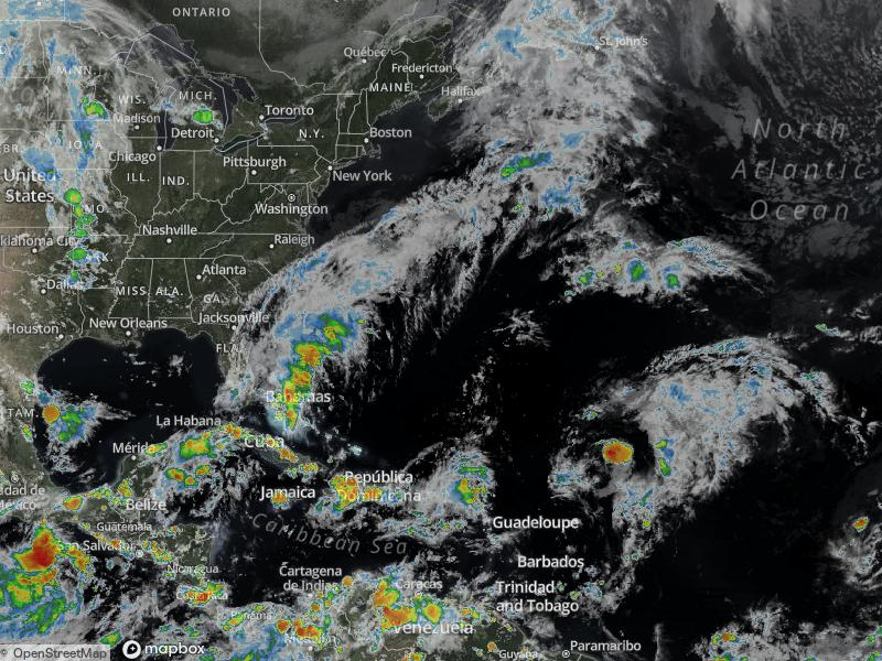 Atlantic Infrared Satellite