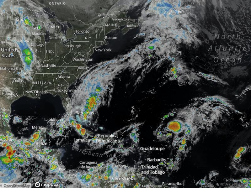 Atlantic Infrared Satellite