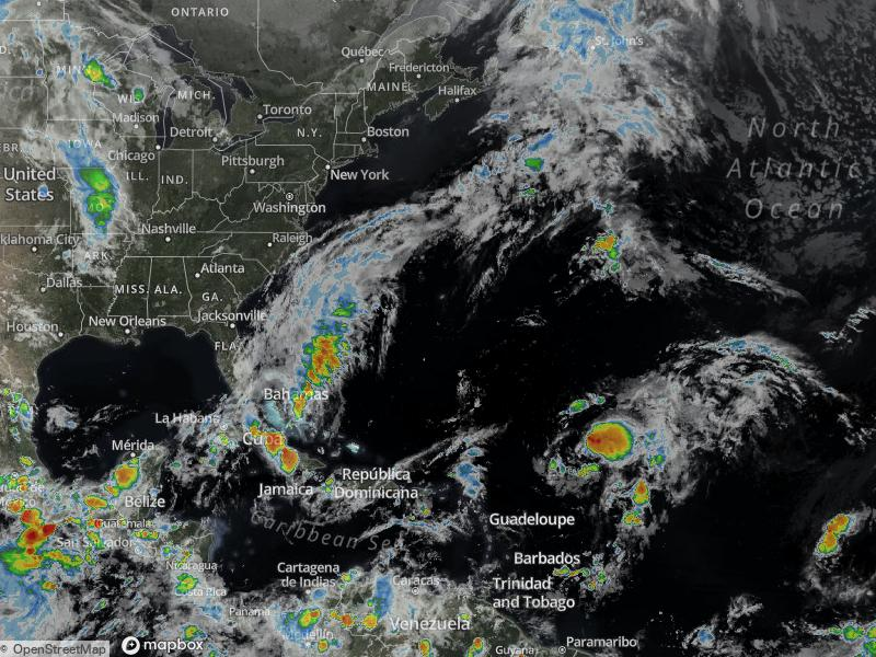 Atlantic Infrared Satellite