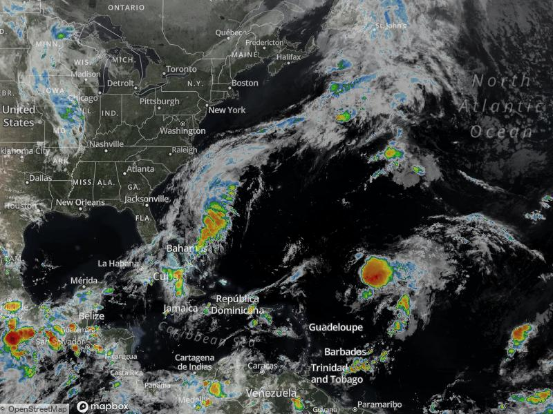 Atlantic Infrared Satellite