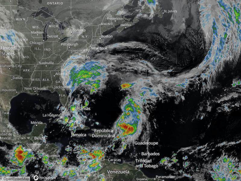 Atlantic Infrared Satellite