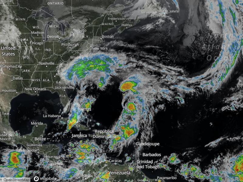 Atlantic Infrared Satellite