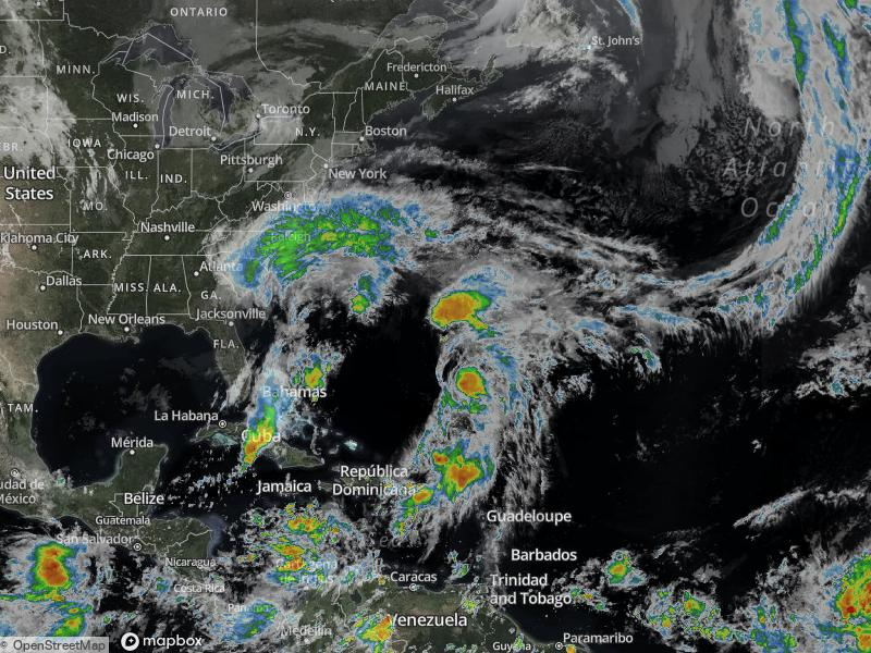 Atlantic Infrared Satellite