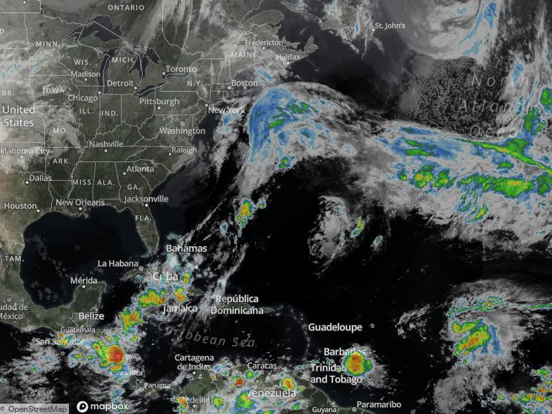 Atlantic Infrared Satellite