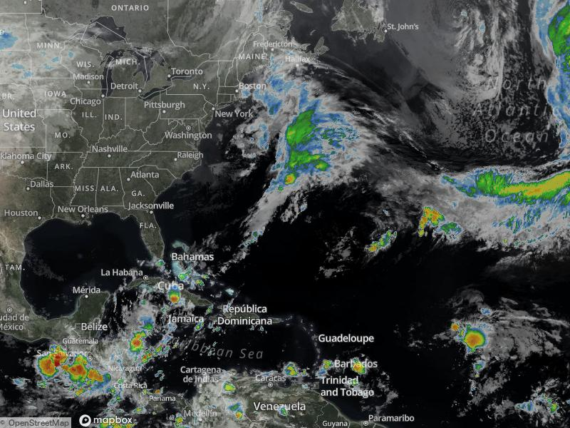 Atlantic Infrared Satellite