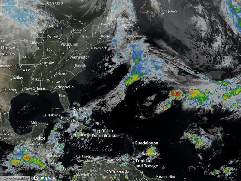 Atlantic Infrared Satellite