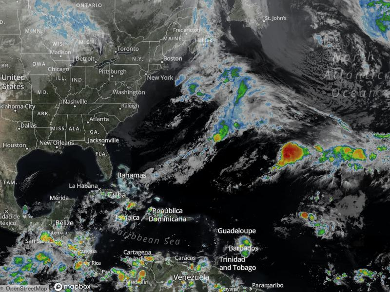 Atlantic Infrared Satellite