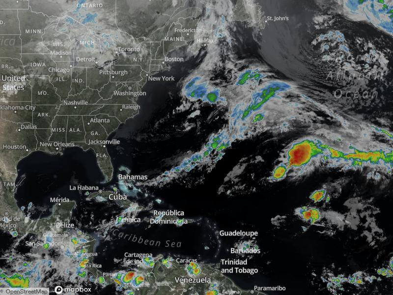 Atlantic Infrared Satellite