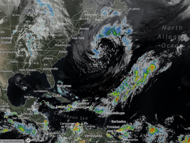 Atlantic Infrared Satellite