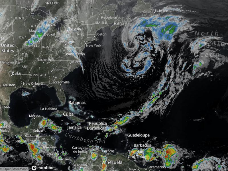 Atlantic Infrared Satellite