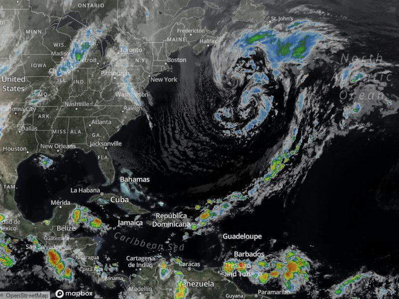 Atlantic Infrared Satellite