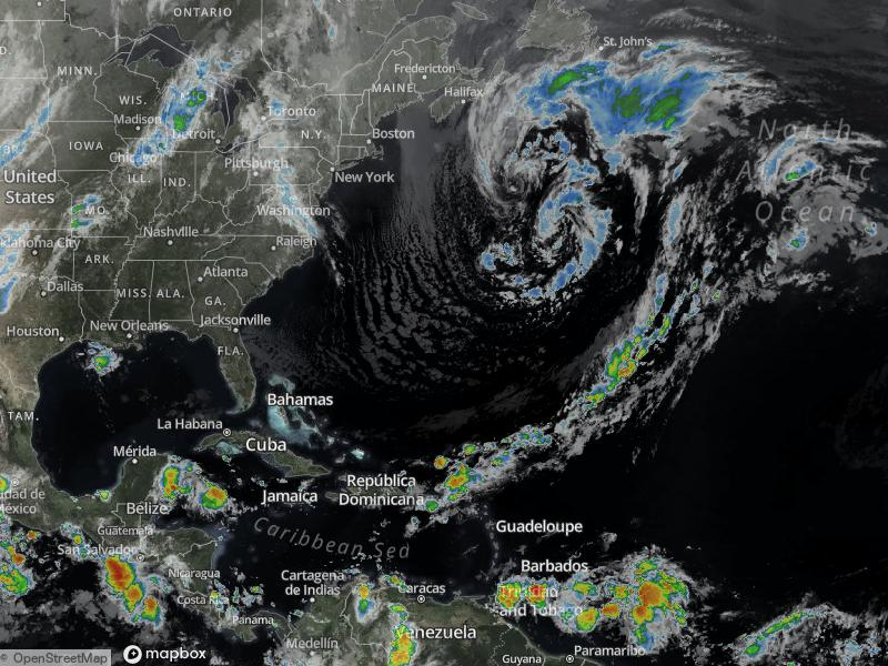 Atlantic Infrared Satellite