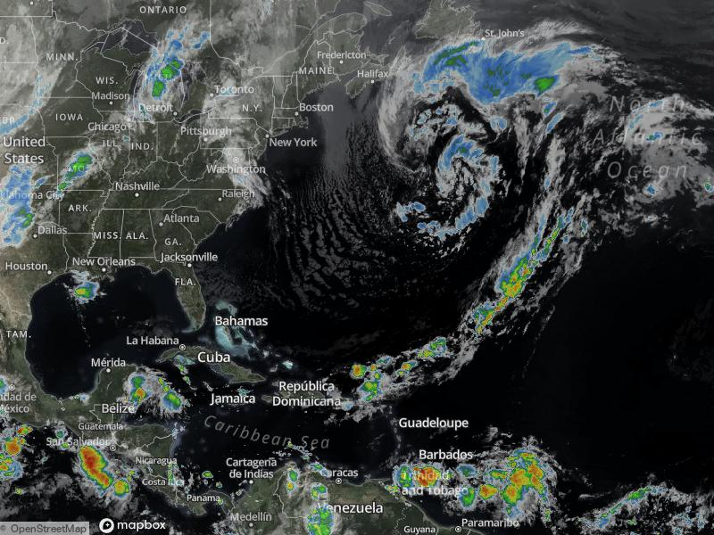 Atlantic Infrared Satellite