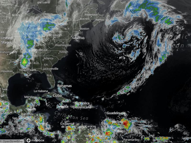 Atlantic Infrared Satellite