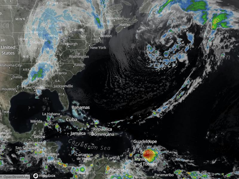 Atlantic Infrared Satellite