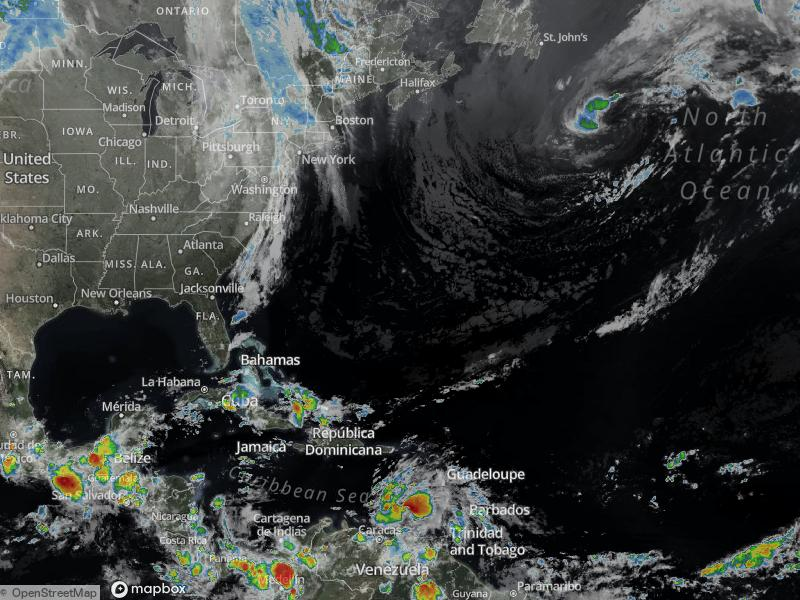 Atlantic Infrared Satellite