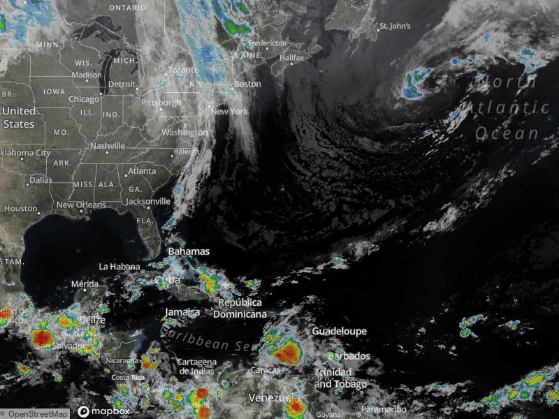 Atlantic Infrared Satellite