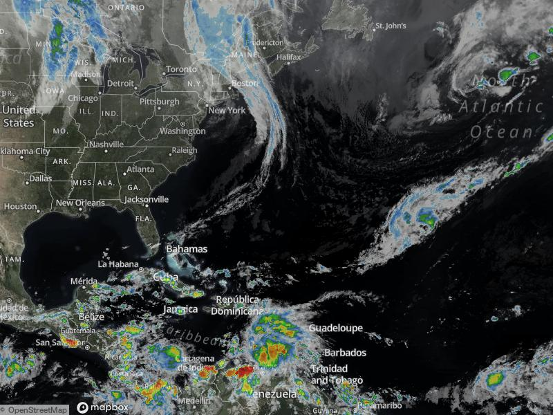 Atlantic Infrared Satellite