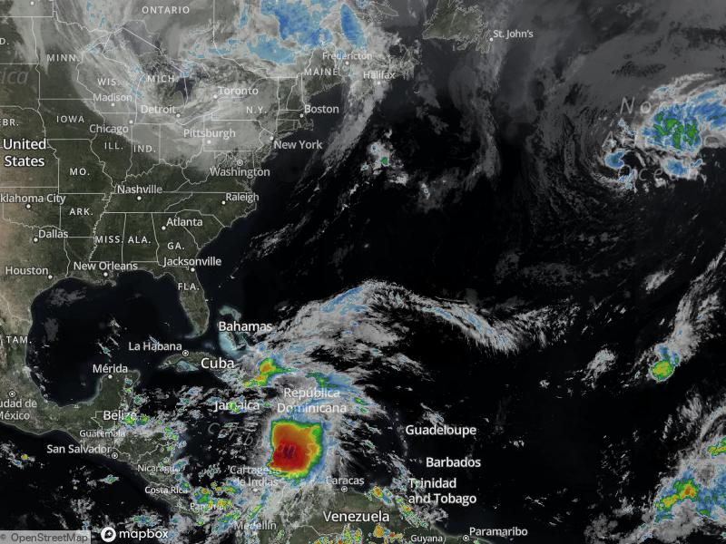 Atlantic Infrared Satellite