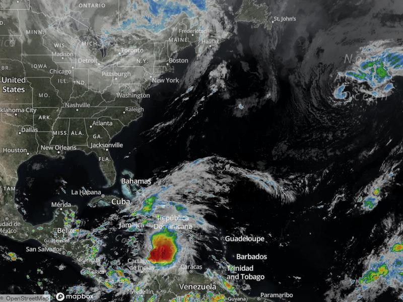 Atlantic Infrared Satellite