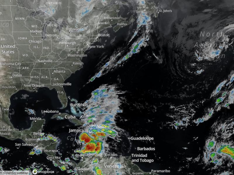 Atlantic Infrared Satellite