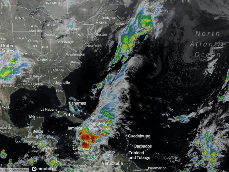 Atlantic Infrared Satellite