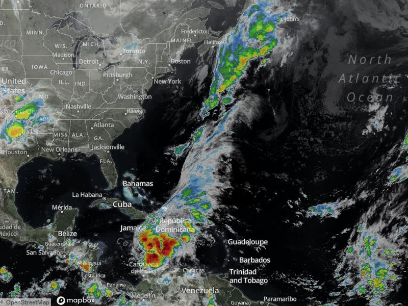 Atlantic Infrared Satellite