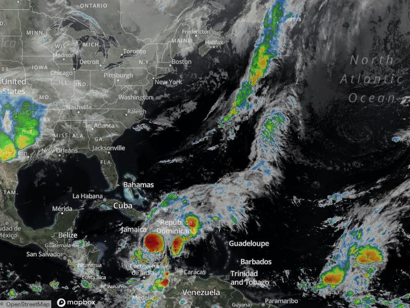 Atlantic Infrared Satellite