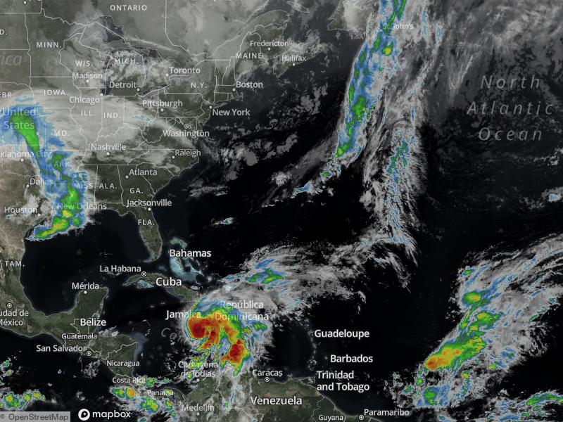 Atlantic Infrared Satellite