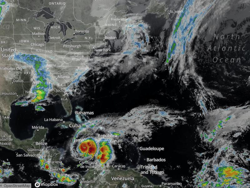 Atlantic Infrared Satellite