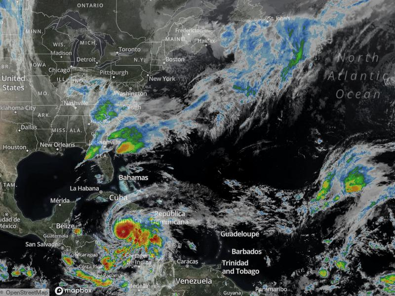 Atlantic Infrared Satellite