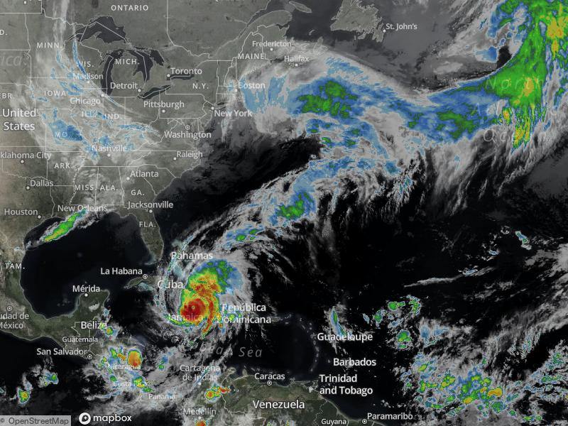 Atlantic Infrared Satellite